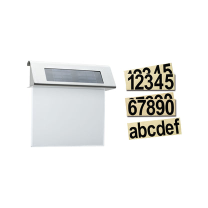 Paulmann Special Solar Hausnummernleuchte IP44 LED 1x0,2W Edelst./Weiß Edelstahl/Acryl