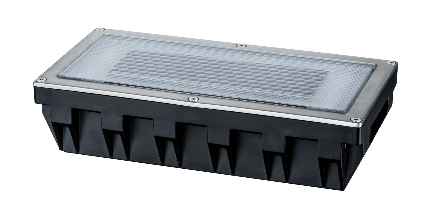 Paulmann Special EBL Set Solar Boden Box IP67 LED 1x0,6W 200x100mm Eds/Klar Eds/Poly.