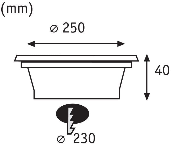 Paulmann Special EBL Set Solar Boden Jupiter IP67 LED 1x0,6W 250mm Eds/Klar Eds/Glas