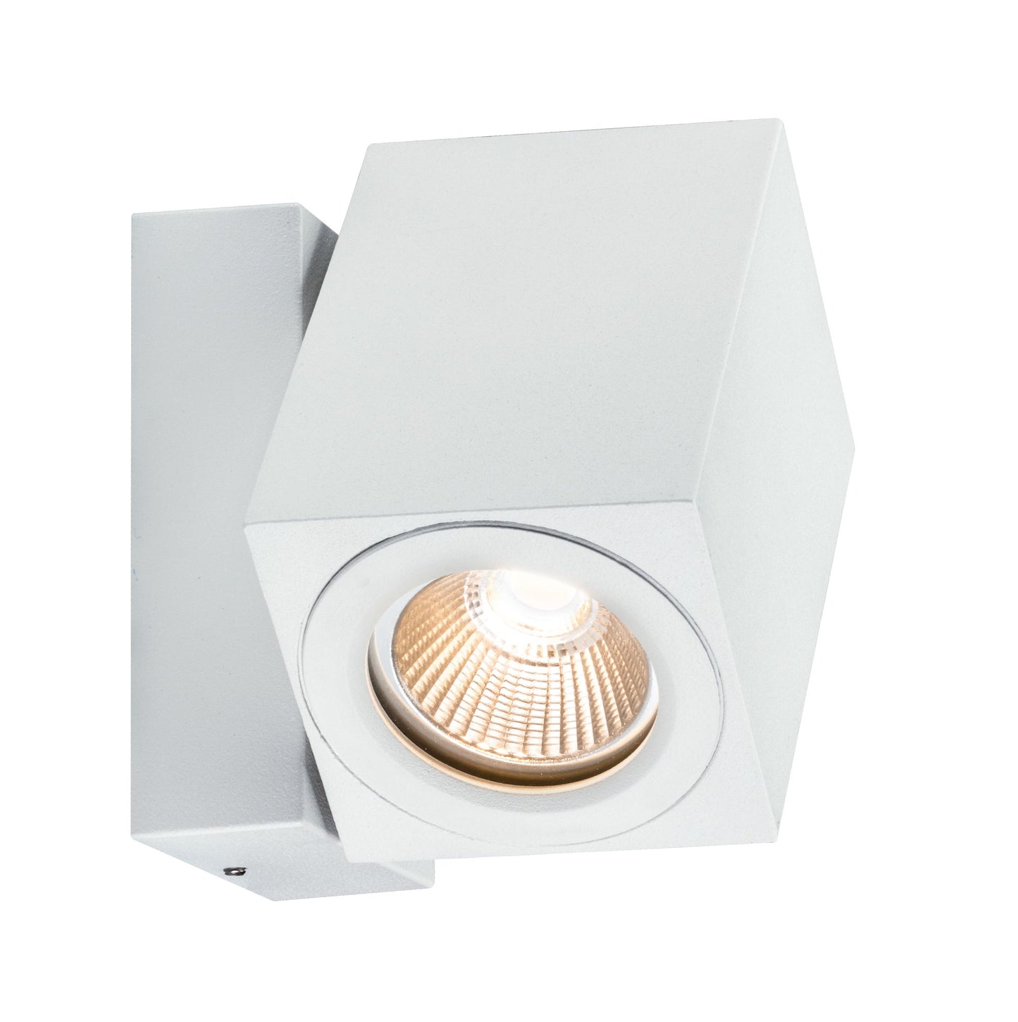 Paulmann Special ABL Set IP44 360° Cube Flame LED 1x7W 230V Weiß matt/Alu