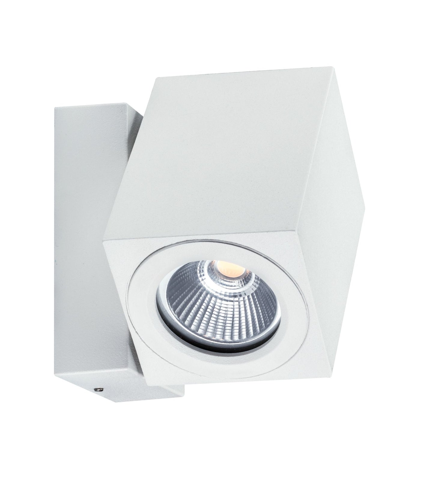 Paulmann Special ABL Set IP44 360° Cube Flame LED 1x7W 230V Weiß matt/Alu