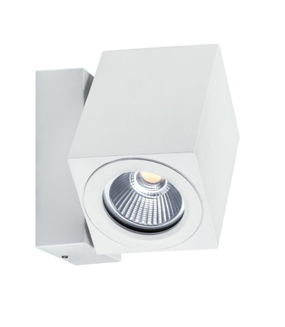 Paulmann Special ABL Set IP44 360° Cube Flame LED 1x7W 230V Weiß matt/Alu