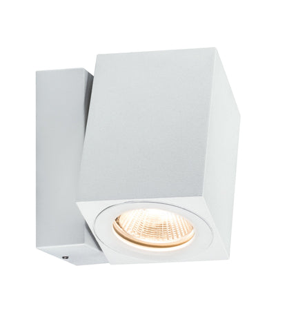 Paulmann Special ABL Set IP44 360° Cube Flame LED 1x7W 230V Weiß matt/Alu