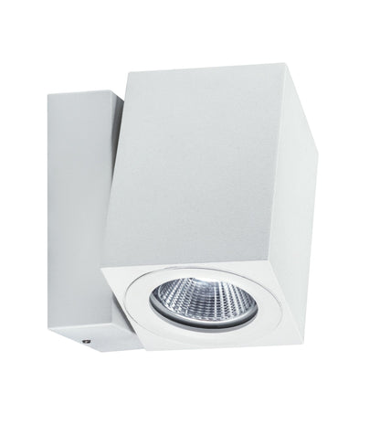Paulmann Special ABL Set IP44 360° Cube Flame LED 1x7W 230V Weiß matt/Alu