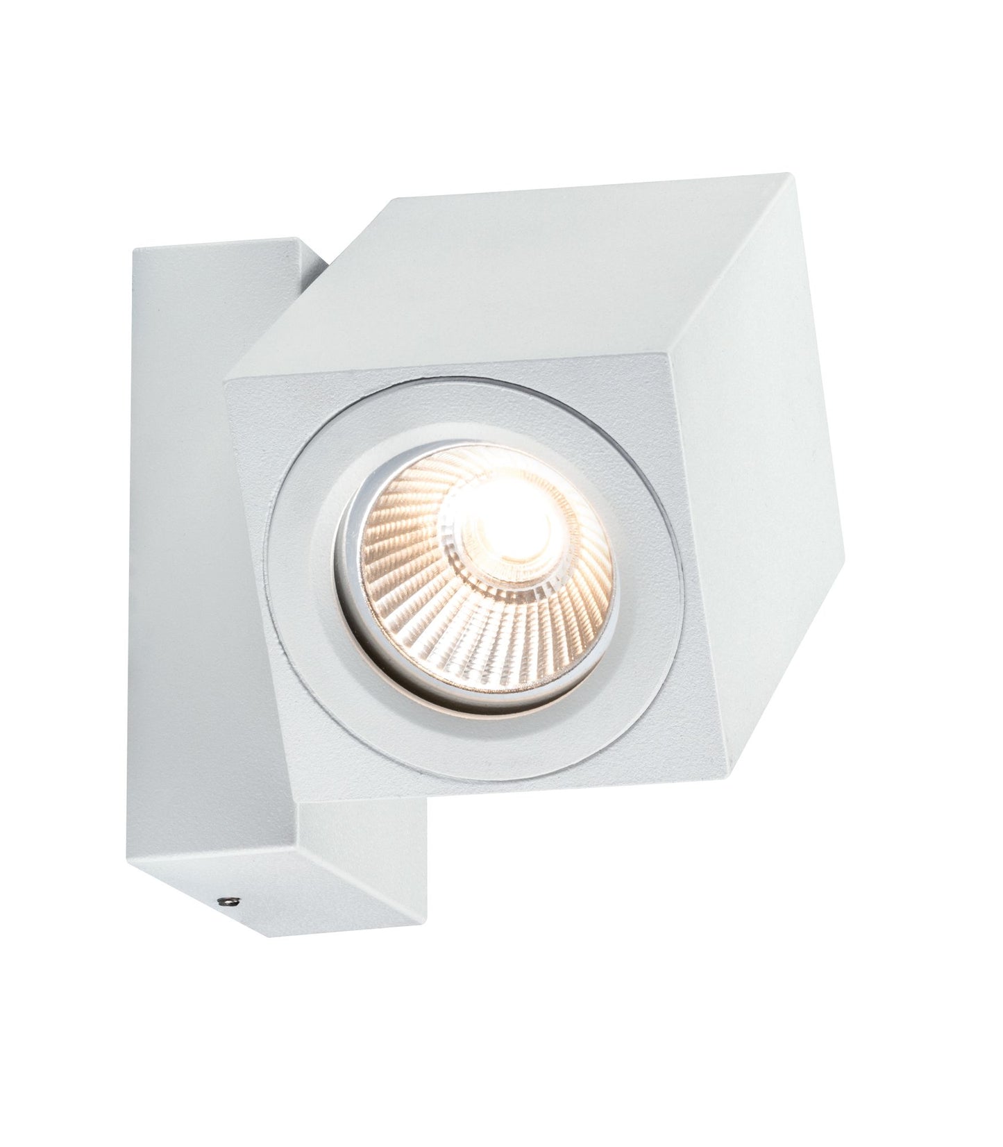 Paulmann Special ABL Set IP44 360° Cube Flame LED 1x7W 230V Weiß matt/Alu