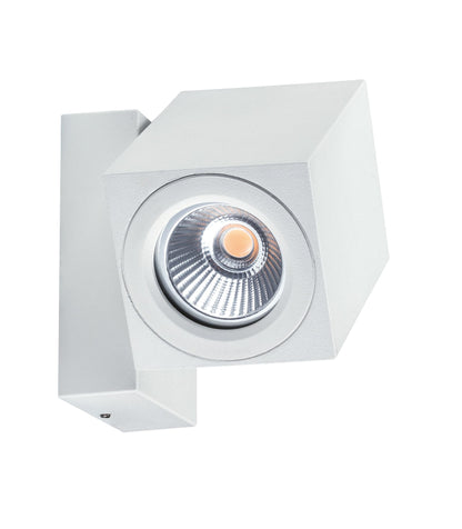 Paulmann Special ABL Set IP44 360° Cube Flame LED 1x7W 230V Weiß matt/Alu