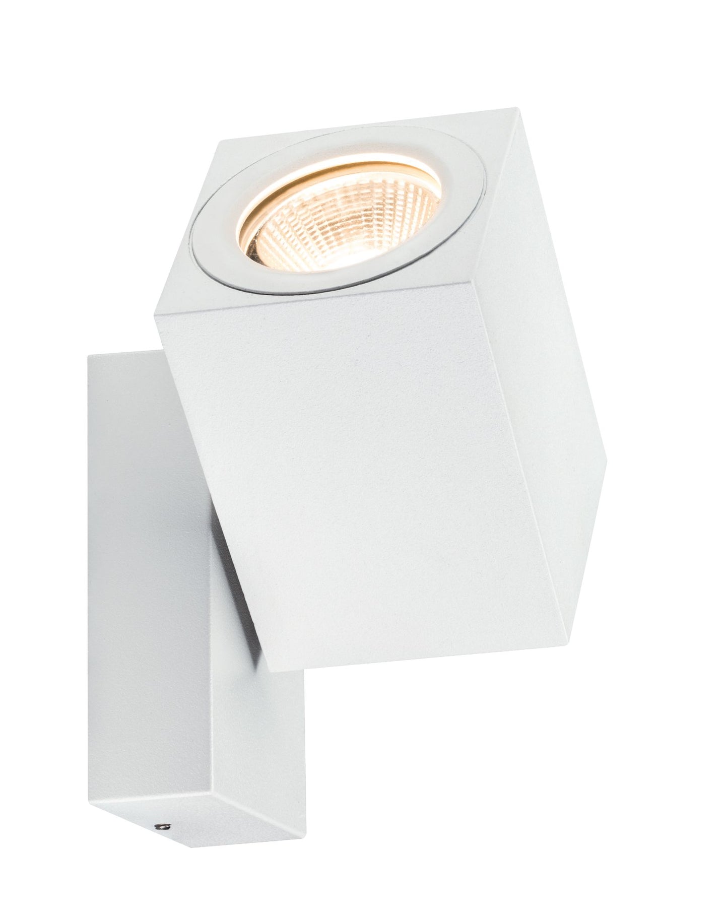 Paulmann Special ABL Set IP44 360° Cube Flame LED 1x7W 230V Weiß matt/Alu