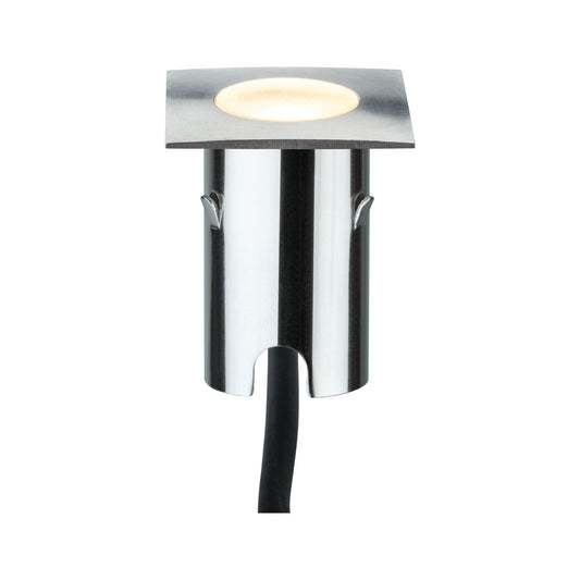 Paulmann Special MiniPlus Boden EBL eckig IP67 Erg.set 4x0,7W 2700K 43x43mm Edelstahl