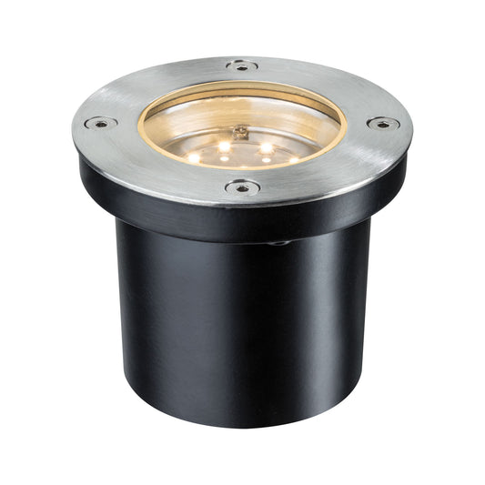 Paulmann Special EBL Set Boden rund LED 3x1,2W 2700K 6VA 230/12V 98mm Edelstahl/Metall