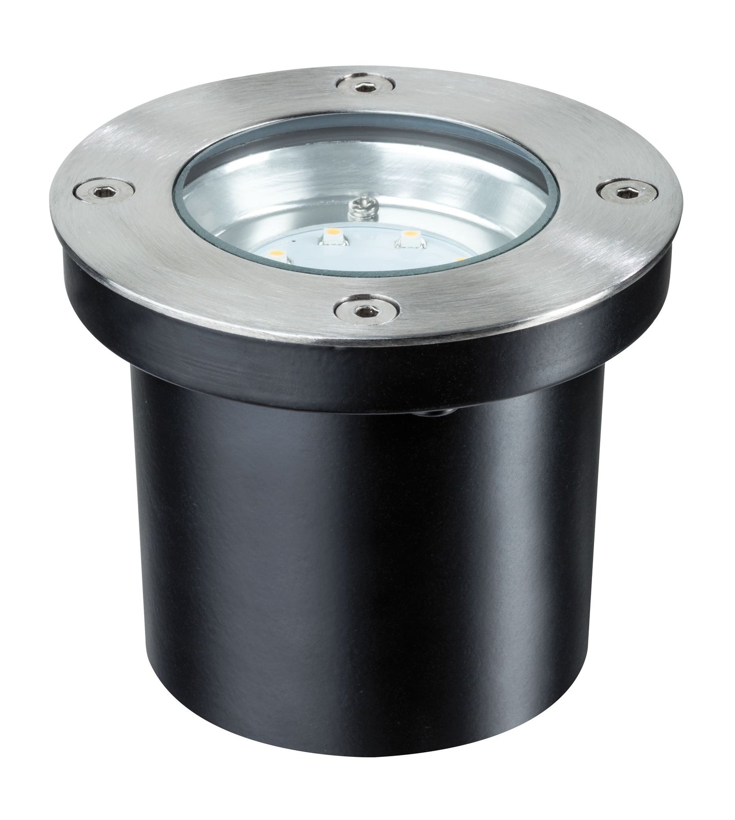 Paulmann Special EBL Set Boden rund LED 3x1,2W 2700K 6VA 230/12V 98mm Edelstahl/Metall