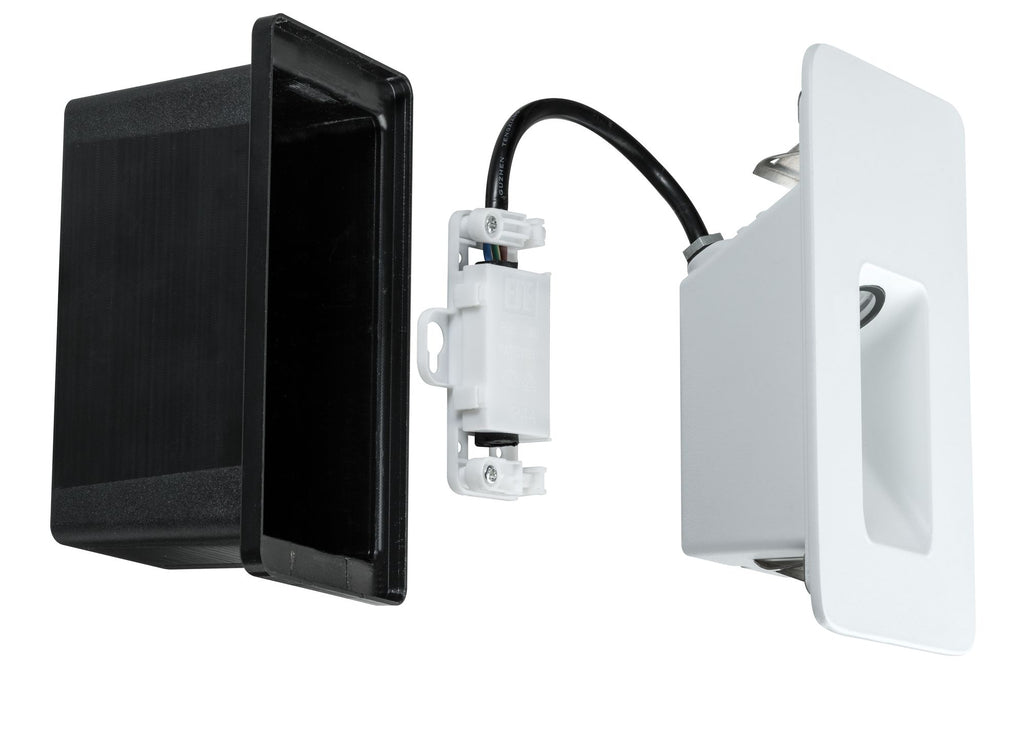 Paulmann Special EBL Set IP44 Wand Slot LED 2,4W 230V 90mm Weiß matt/Alu
