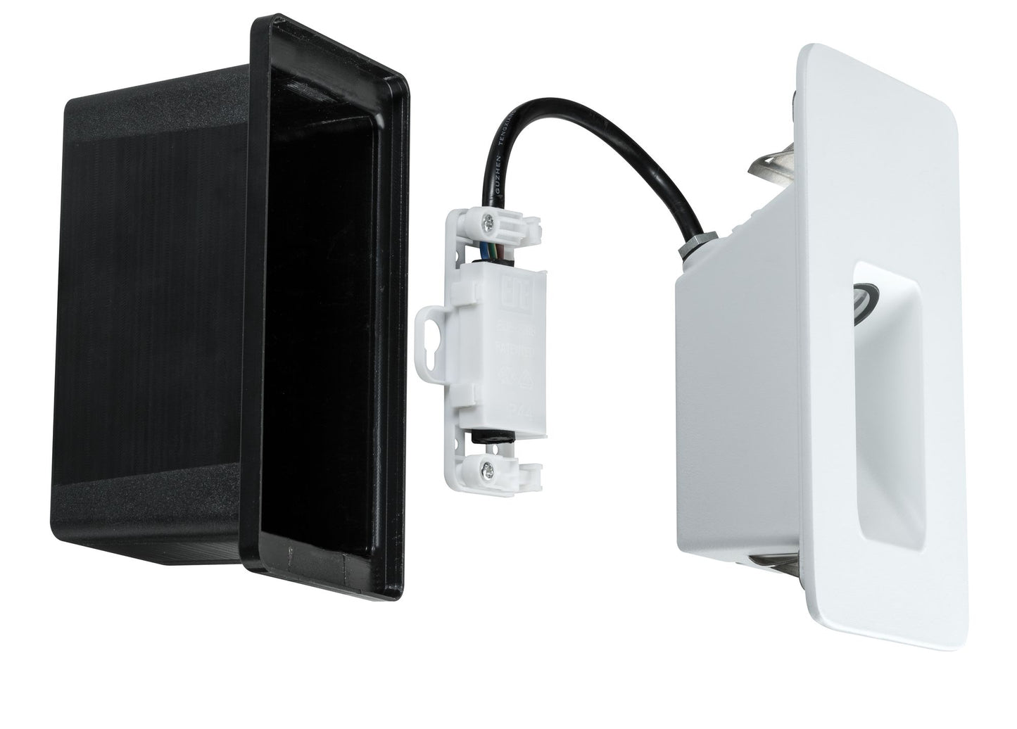 Paulmann Special EBL Set IP44 Wand Slot LED 2,4W 230V 90mm Weiß matt/Alu