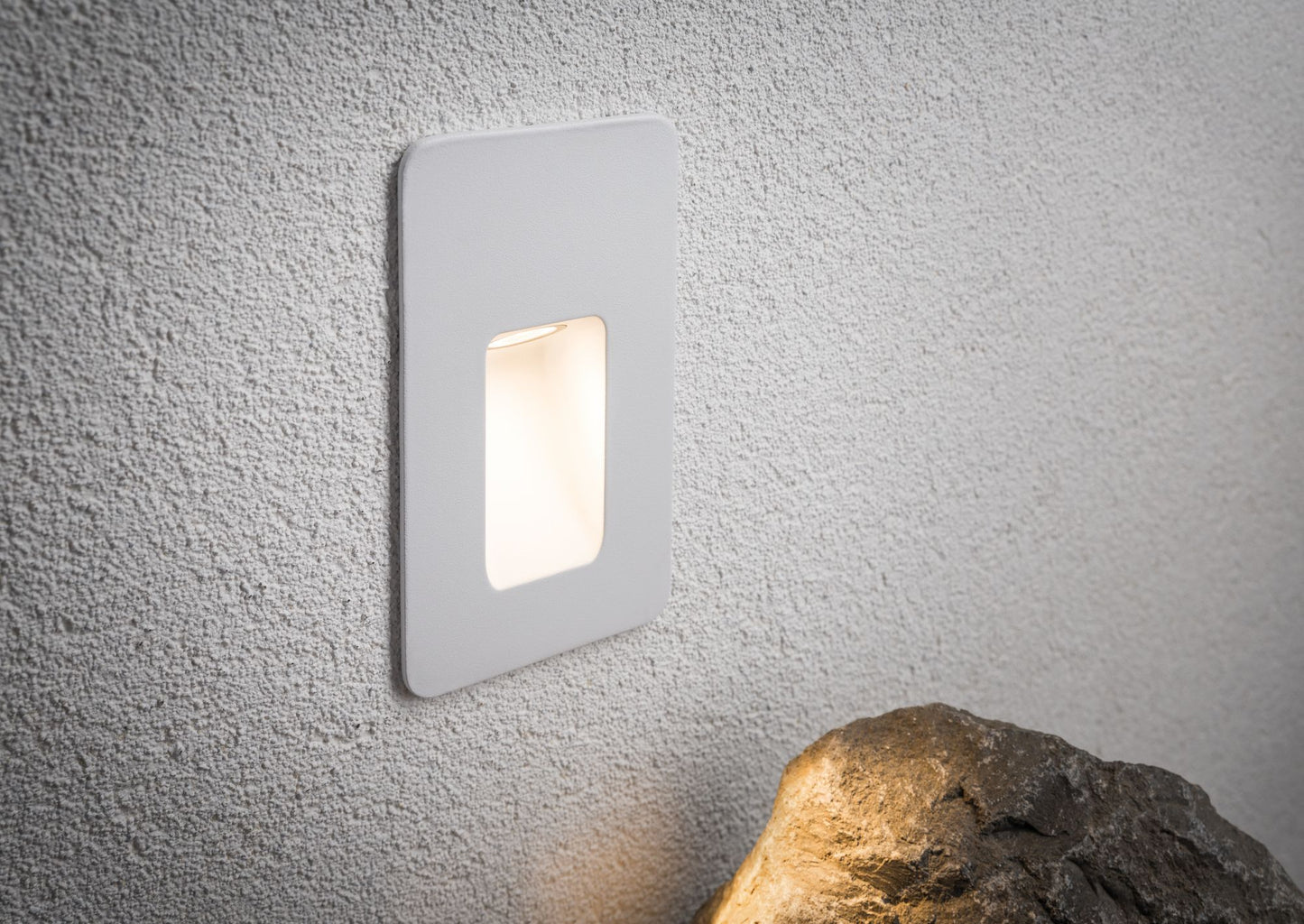 Paulmann Special EBL Set IP44 Wand Slot LED 2,4W 230V 90mm Weiß matt/Alu