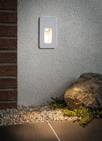 Paulmann Special EBL Set IP44 Wand Slot LED 2,4W 230V 90mm Weiß matt/Alu