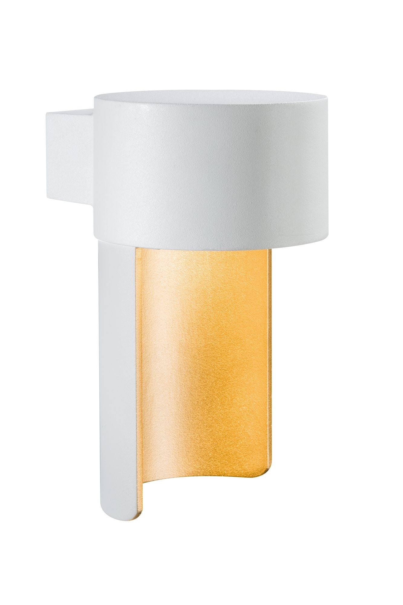 Paulmann Special Glas AmbientLED IP44 Wand Weiß matt/Gold Alu
