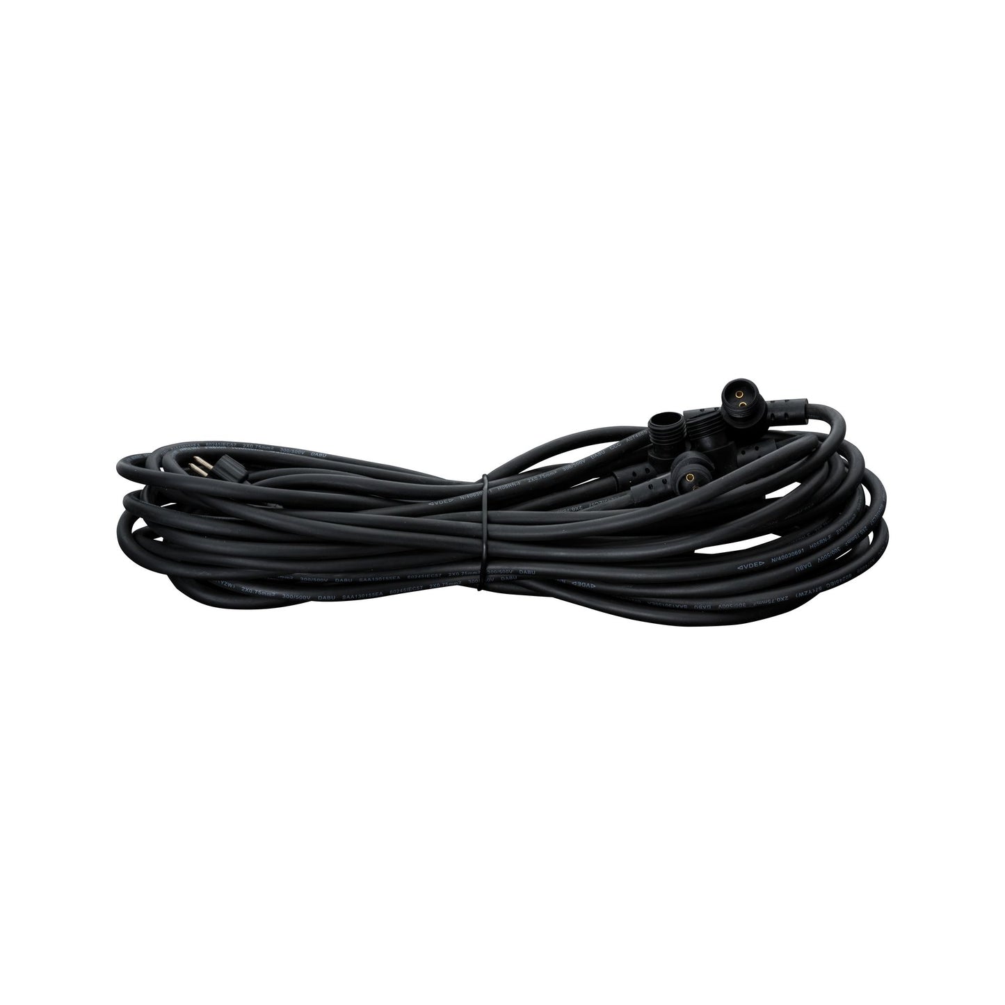 Paulmann Special Line 4er-Verteilerkabel IP65 10m Schwarz/Gummi