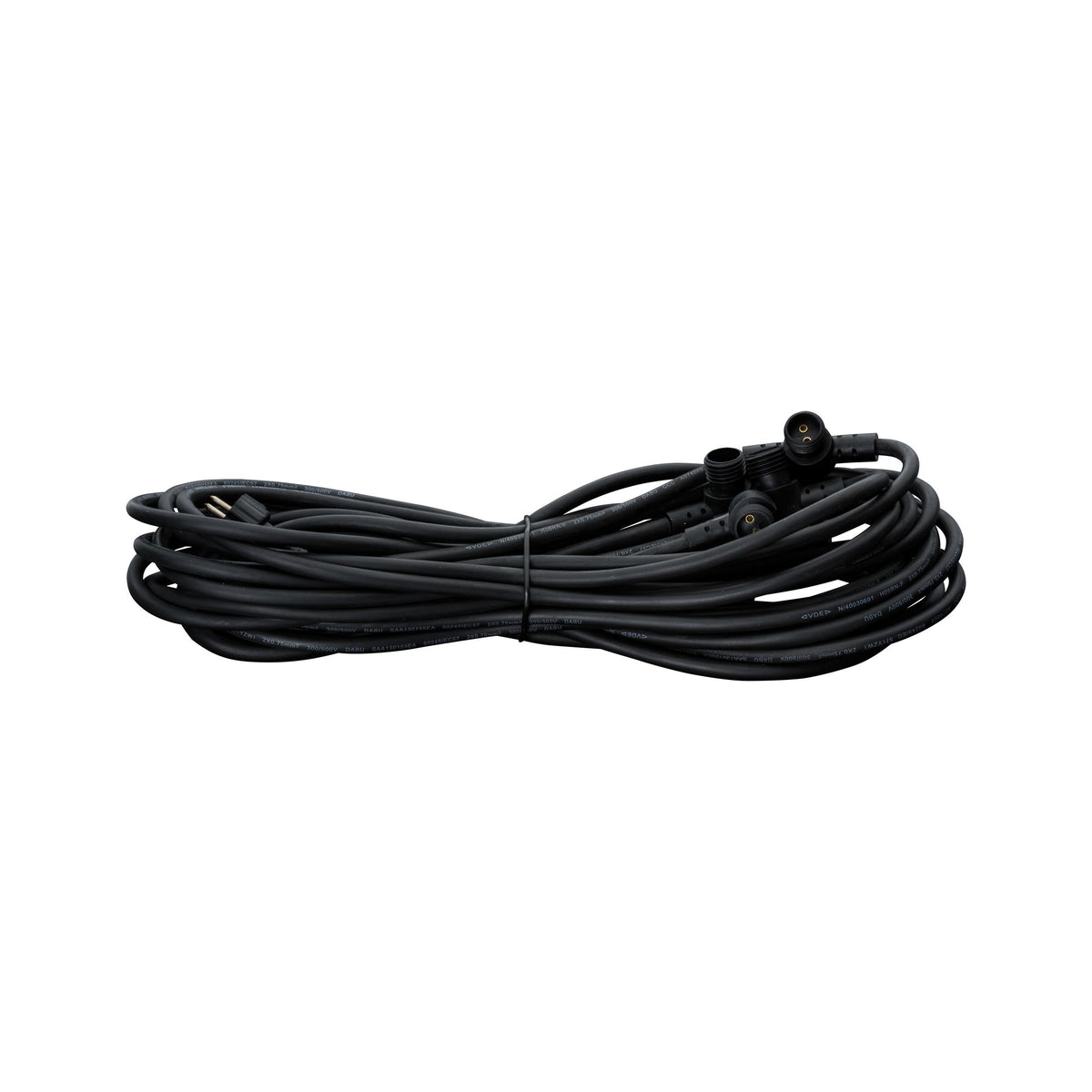 Paulmann Special Line 4er-Verteilerkabel IP65 10m Schwarz/Gummi
