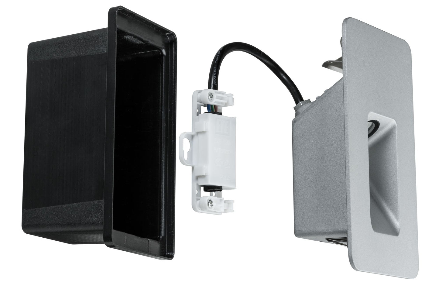 Paulmann Special EBL Set IP44 Wand Slot LED 2,4W 230V 90mm Alu matt/Alu