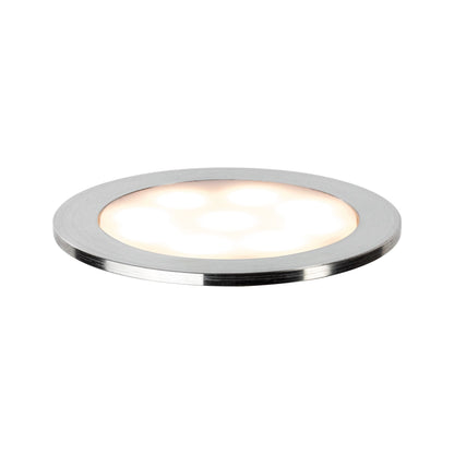 Paulmann Boden EBL Allround rund IP67 LED 2700K 1x0,7W 12V 45mm satin/Kunstst/Eds