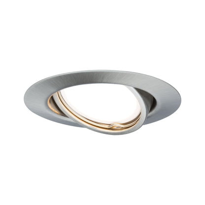 Paulmann EBL Set LED schwenkbar 3x4,5W 230V GU10 51mm Eisen gebürstet/Metall