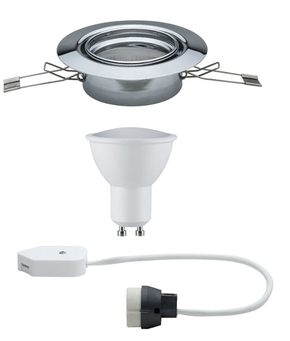 Paulmann EBL Set LED schwenkbar 1x4,5W 230V GU10 51mm Chrom/Metall