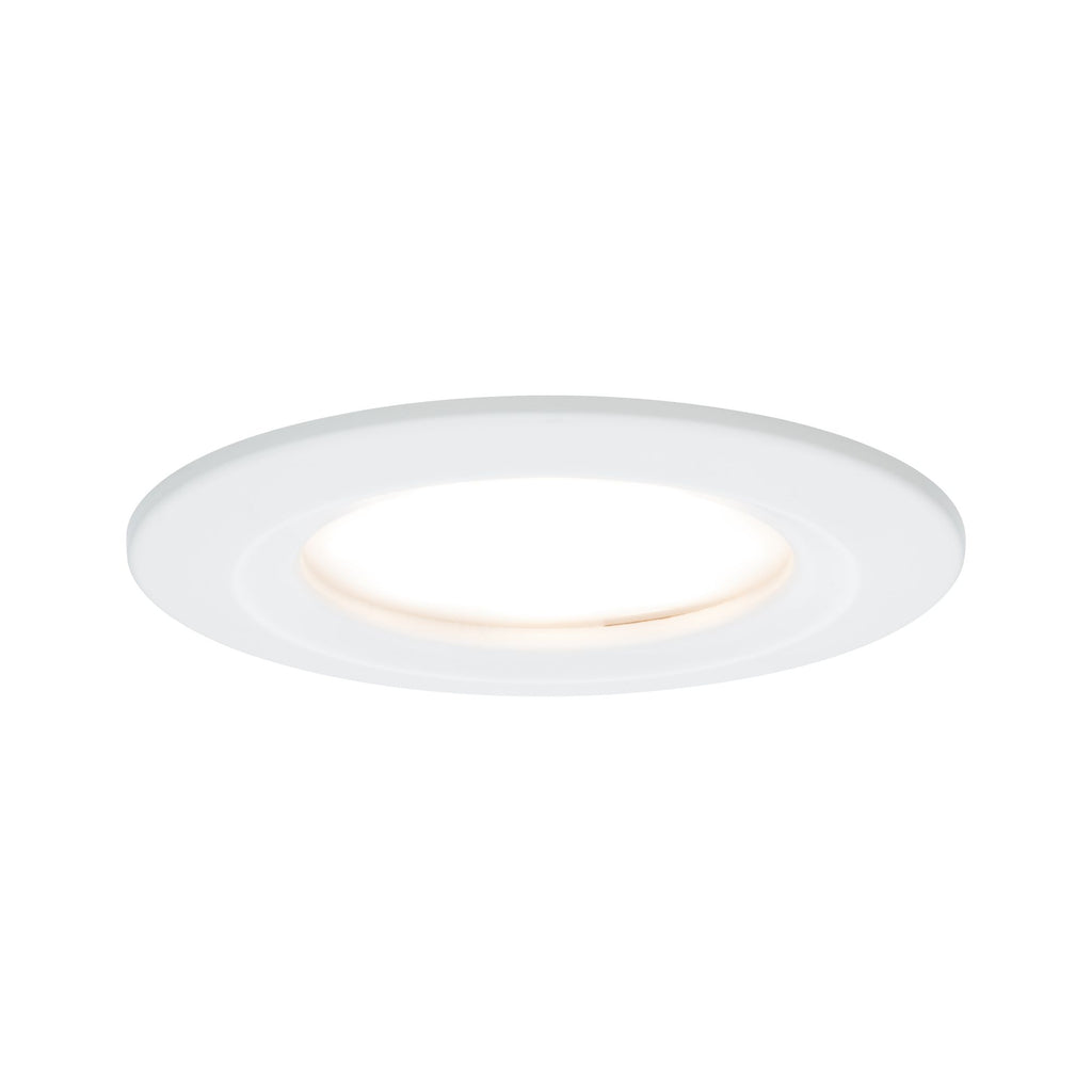Paulmann Premium EBL Set Coin Slim rund starr LED 3x6,8W 2700K 230V 51mm Ws matt/Alu