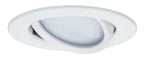 Paulmann Premium EBL Set Coin Slim rund schwenkb LED 1x6,8W 2700K 230V 51mm Ws matt/Alu