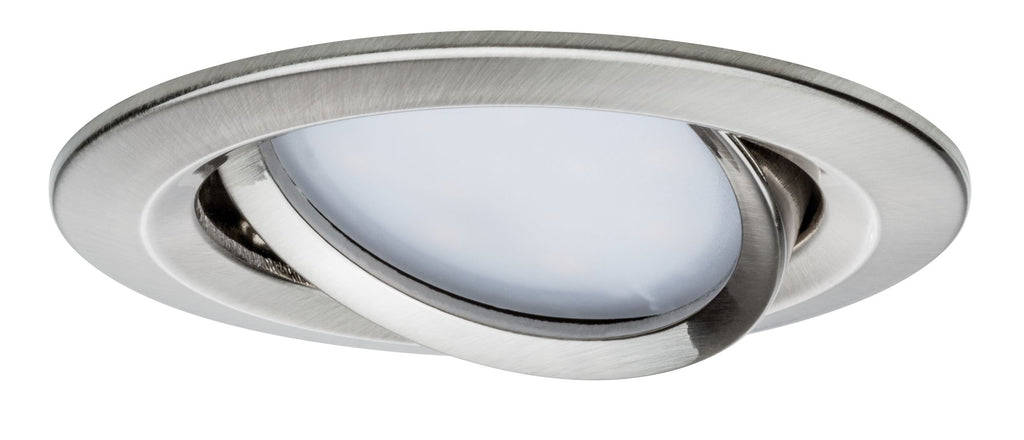 Paulmann Premium EBL Set Coin Slim rund schwenkb LED 1x6,8W 2700K 230V 51mm Eisen g/Alu