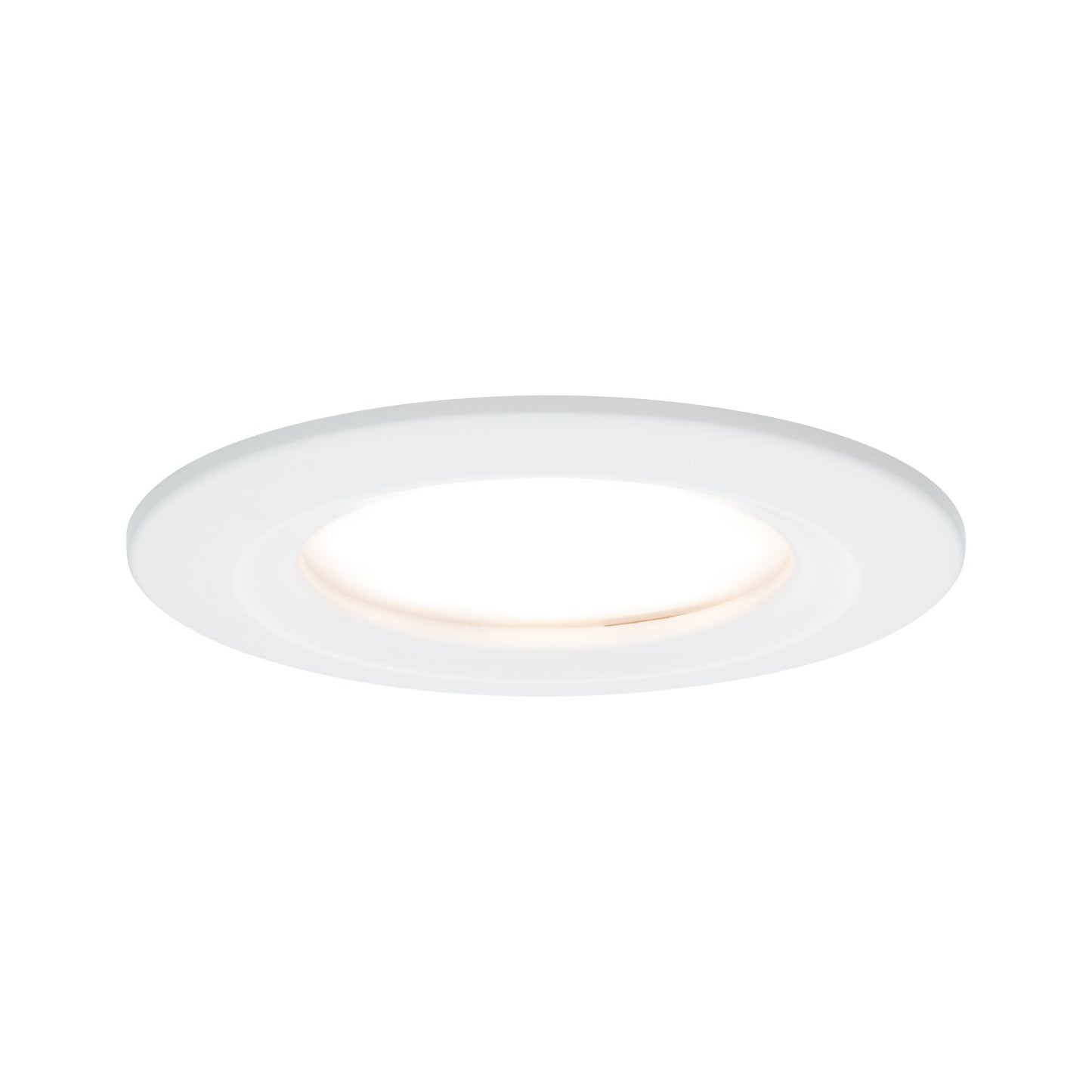 Paulmann EBL Set Nova Plus Coin dim rund starr LED 1x6,8W 2700K 230V 51mm Ws matt/Alu