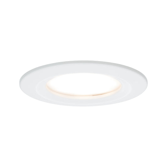 Paulmann EBL Set Nova Plus Coin dim rund starr LED 1x6,8W 2700K 230V 51mm Ws matt/Alu