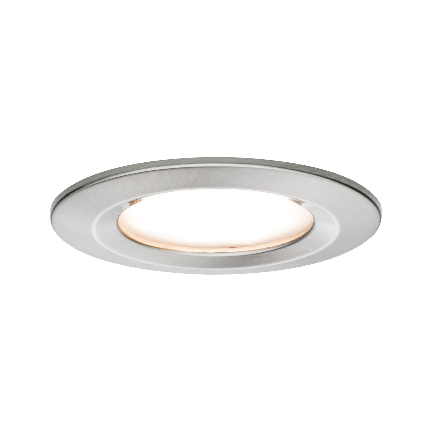 Paulmann EBL Set Nova Plus Coin dim rund starr LED 1x6,8W 2700K 230V 51mm Eisen g/Alu