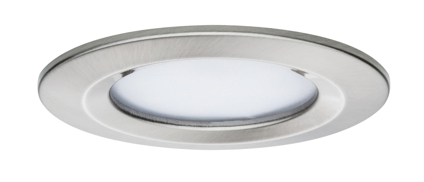 Paulmann EBL Set Nova Plus Coin dim rund starr LED 1x6,8W 2700K 230V 51mm Eisen g/Alu