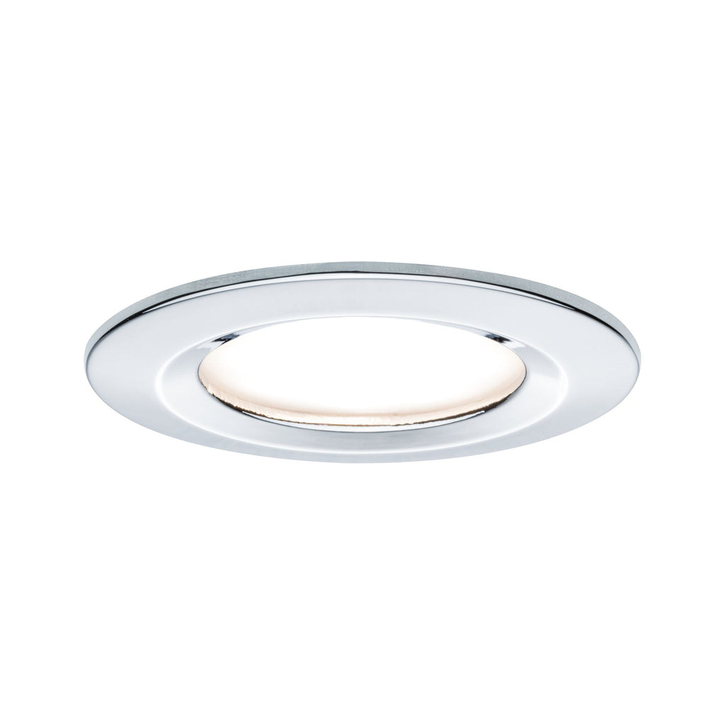 Paulmann EBL Set Nova Plus Coin dim rund starr LED 1x6,8W 2700K 230V 51mm Chrom/Alu