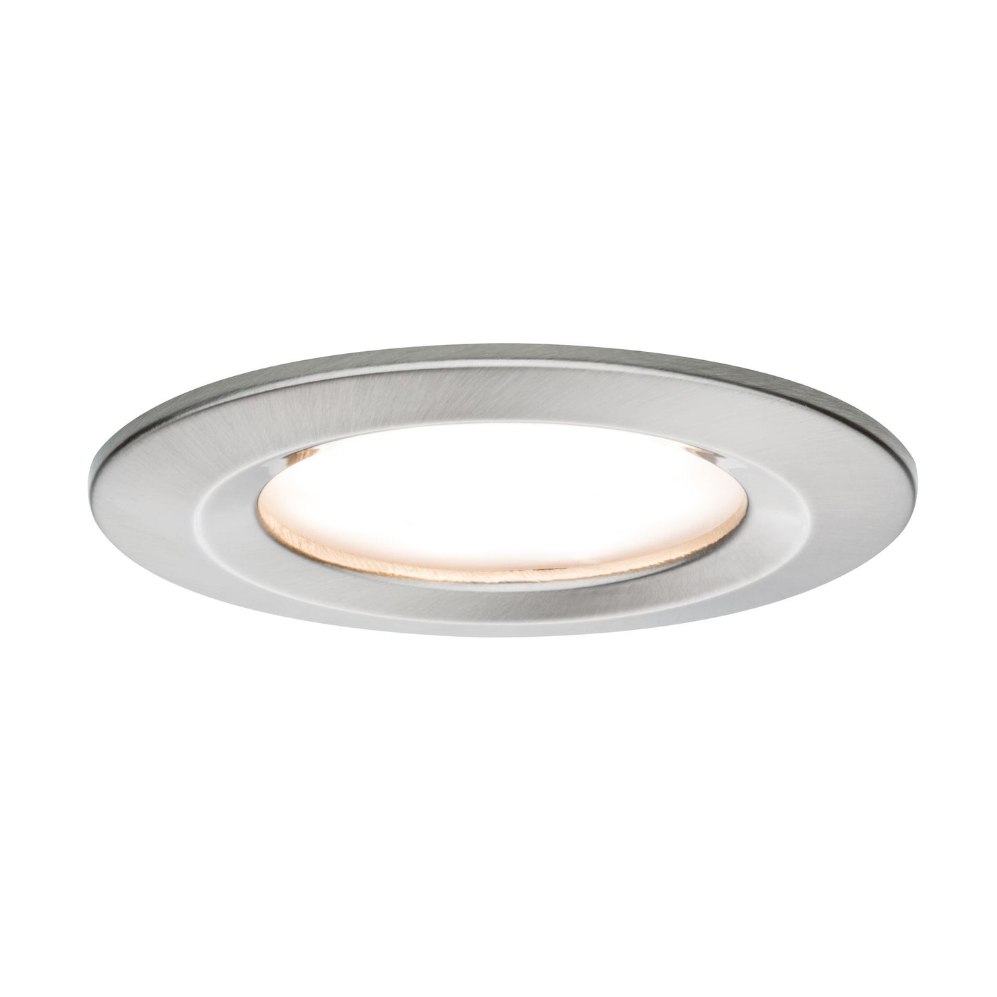 Paulmann EBL Set Nova Plus Coin dim rund starr LED 3x6,8W 2700K 230V 51mm Eisen g/Alu