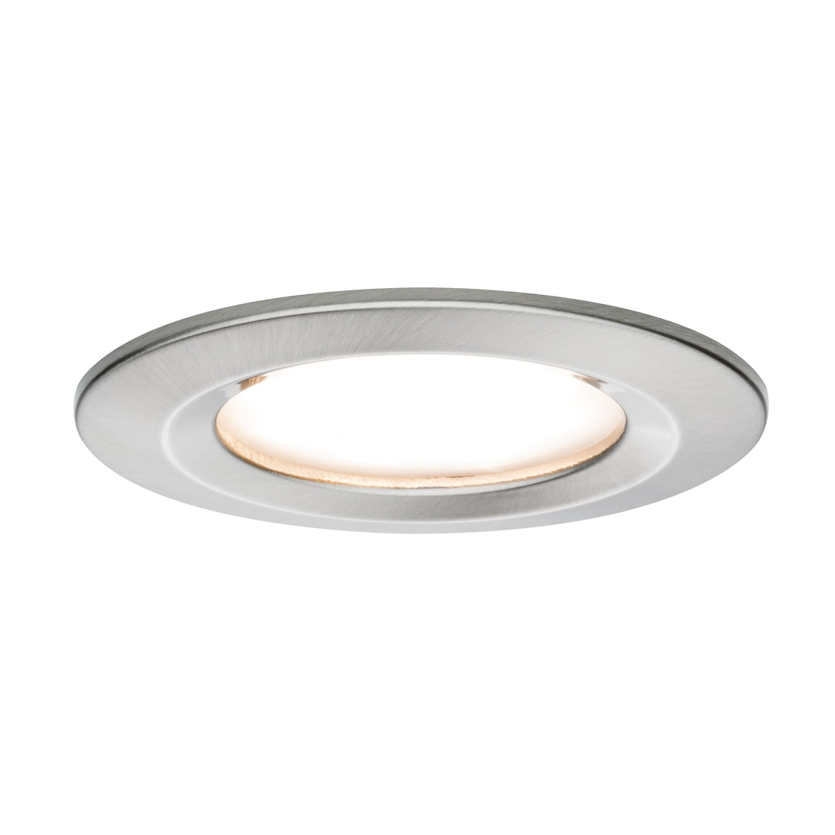 Paulmann EBL Set Nova Plus Coin dim rund starr LED 3x6,8W 2700K 230V 51mm Eisen g/Alu