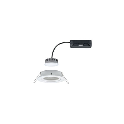 Paulmann EBL Set Nova Plus Coin dim rund schwb LED 1x6,8W 2700K 230V 51mm Ws matt/Alu