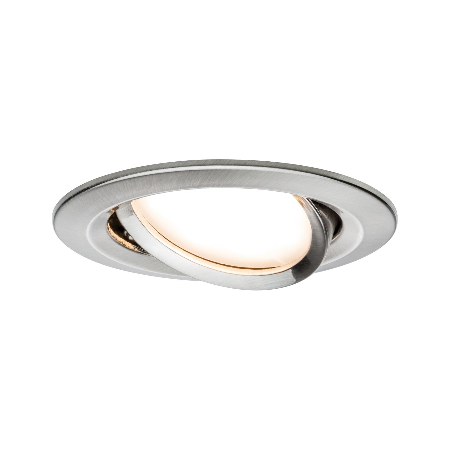 Paulmann EBL Set Nova Plus Coin dim rund schwb LED 1x6,8W 2700K 230V 51mm Eisen g/Alu