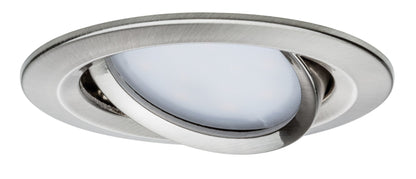 Paulmann EBL Set Nova Plus Coin dim rund schwb LED 1x6,8W 2700K 230V 51mm Eisen g/Alu