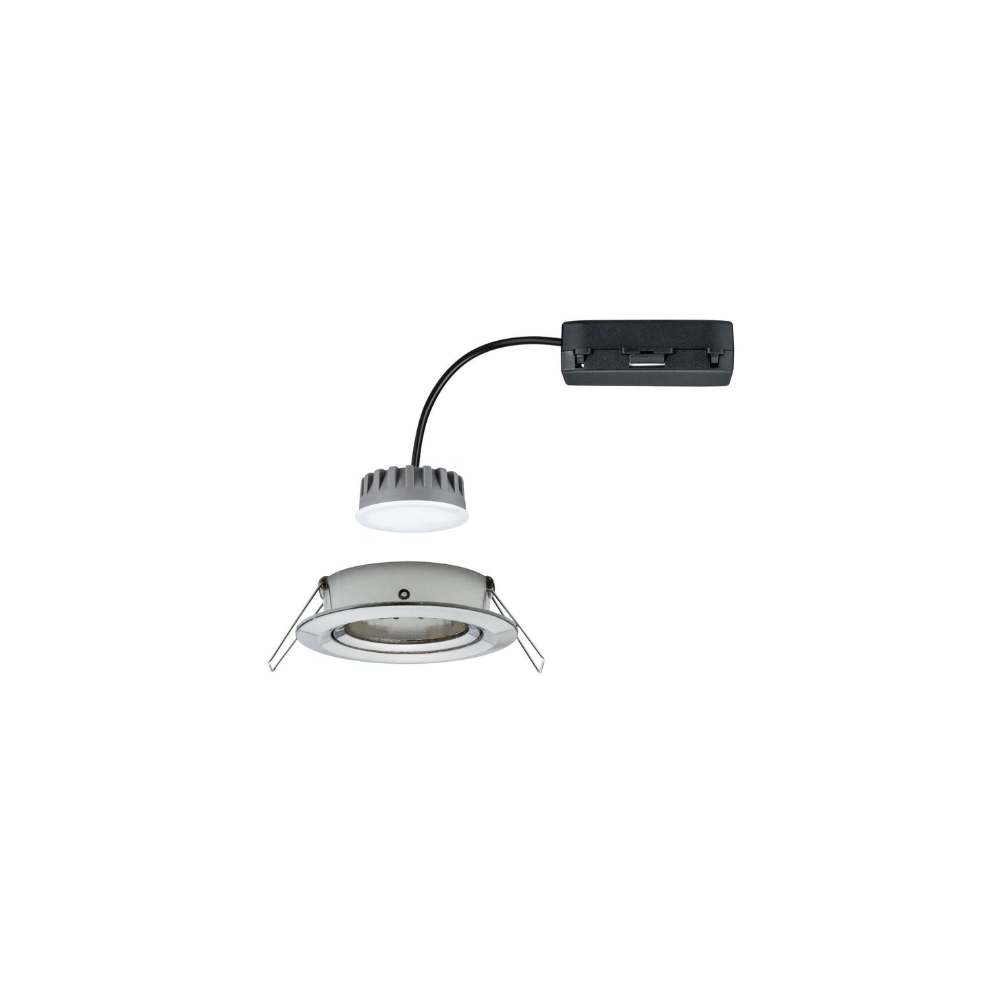 Paulmann EBL Set Nova Plus Coin dim rund schwb LED 1x6,8W 2700K 230V 51mm Eisen g/Alu