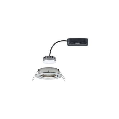 Paulmann EBL Set Nova Plus Coin dim rund schwb LED 1x6,8W 2700K 230V 51mm Eisen g/Alu