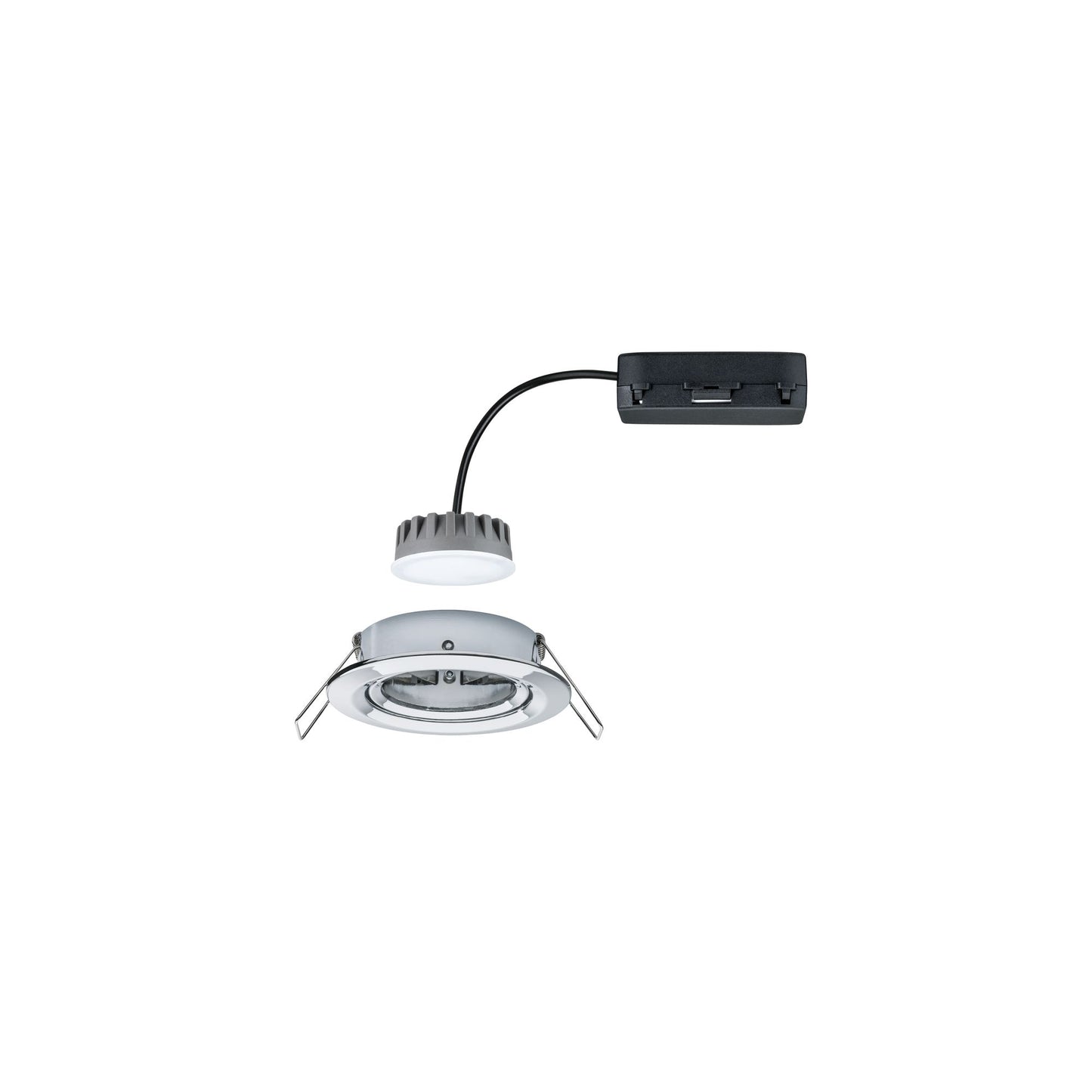 Paulmann EBL Set Nova Plus Coin dim rund schwb LED 1x6,8W 2700K 230V 51mm Chrom/Alu
