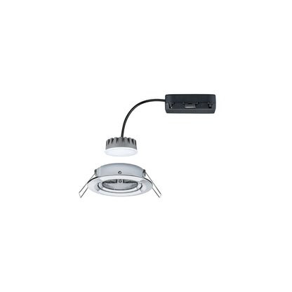 Paulmann EBL Set Nova Plus Coin dim rund schwb LED 1x6,8W 2700K 230V 51mm Chrom/Alu