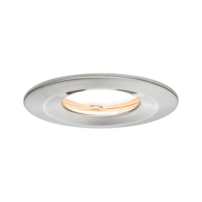 Paulmann EBL Set Nova Plus Coin dim rund starr IP65 LED 1x6,8W 230V 51mm Eisen g/Alu