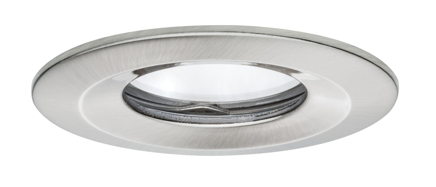 Paulmann EBL Set Nova Plus Coin dim rund starr IP65 LED 1x6,8W 230V 51mm Eisen g/Alu