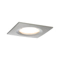 Paulmann Premium EBL Set Coin Slim dim eck starr LED 1x6,8W 2700K 230V 51mm Eisen g/Alu