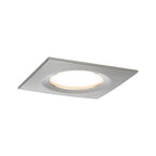 Paulmann Premium EBL Set Coin Slim dim eck starr LED 1x6,8W 2700K 230V 51mm Eisen g/Alu