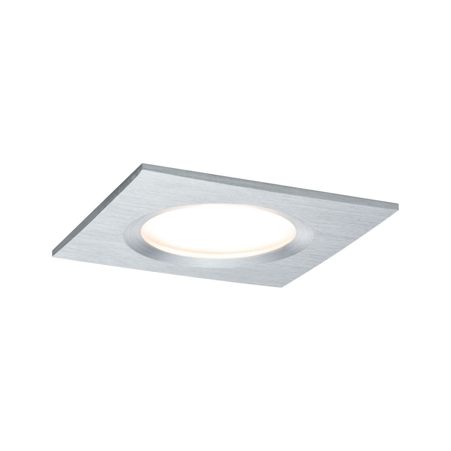 Paulmann EBL Set Nova Plus Coin dim eck starr LED 1x6,8W 2700K 230V 51mm Alu ged./Alu