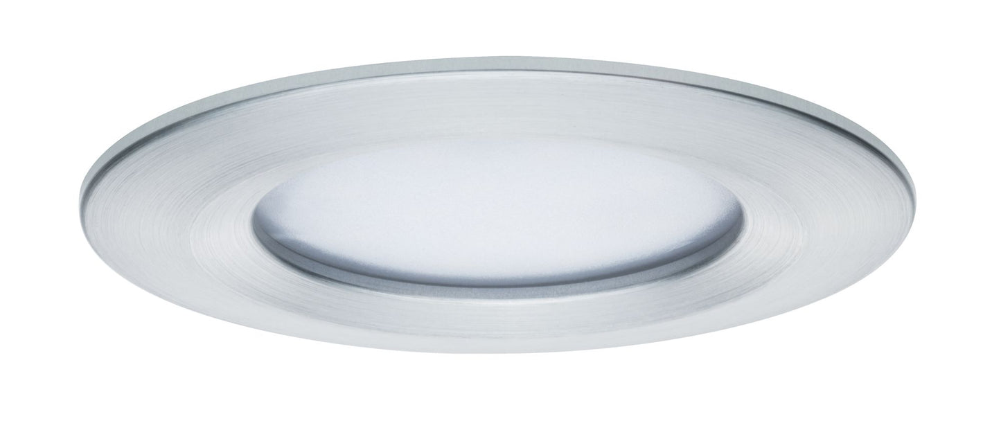 Paulmann Premium EBL Set Coin Slim rund starr LED 1x6,8W 2700K 230V 51mm Alu ged./Alu