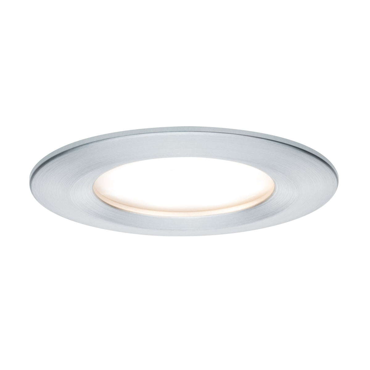 Paulmann Premium EBL Set Coin Slim rund starr LED 3x6,8W 2700K 230V 51mm Alu ged./Alu