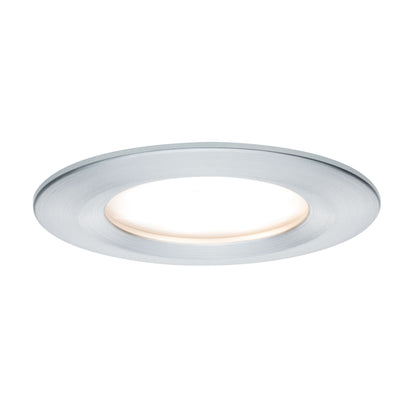 Paulmann Premium EBL Set Coin Slim rund starr LED 3x6,8W 2700K 230V 51mm Alu ged./Alu